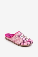 Owl Inblu Slippers Pink