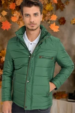 M8625 DEWBERRY MEN'S COAT-PLAIN GREEN