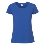 Iconic 195 Ringspun Premium Premium Fruit of the Loom Blue T-shirt