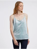 Light blue women's tank top CAMAIEU - Womens