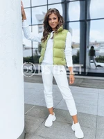 Women's quilted vest WILLOW pistachio Dstreet