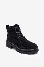 Suede Trappers Insulated Ankle Boots Black Alden