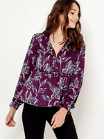 Purple floral blouse CAMAIEU - Ladies