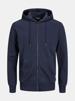 Dark Blue Basic Hoodie Jack & Jones - Men