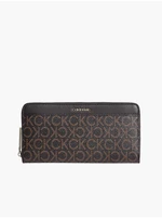 Brown Women's Patterned Wallet Calvin Klein - Women