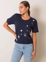 T-shirt Navy Star FOR FITNESS