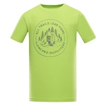 Men's cotton T-shirt ALPINE PRO LEFER lime green variant PC