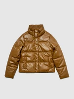 GAP Artificial Leather Quilted Jacket - Women