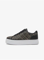 Black Women's Patterned Sneakers Guess Giaa 7 - Women