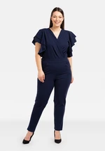 Karko Woman's Jumpsuit Aiszka Q297 Navy Blue