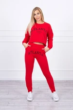 Atlanta Red Print Set