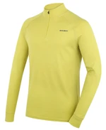 Men's merino sweatshirt HUSKY Aron Zip M lime green