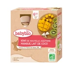 Babybio Kiwi, mango a kokosové mléko 4x90 g