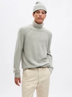 Grey men's sweater with a blend of GAP wool