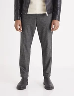 Dark grey men's brindle trousers Celio 24H Avotwill