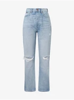 Light blue women's straight fit jeans Pepe Jeans Celyn