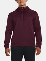 Under Armour Mikina UA Armour Fleece FZ Hoodie-MRN - Pánské