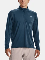 Tmavě modré pánské tričko Under Armour UA STREAKER HALF ZIP