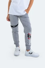 Slazenger Devan Kids Unisex Sweatpants Gray