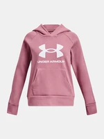 Under Armour Mikina UA Rival Fleece BL Hoodie-PNK - Holky