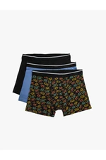 Koton Cotton 3-Piece Set Basic Boxer