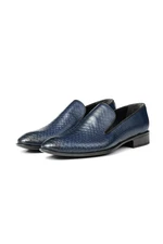 Ducavelli Alligator Genuine Leather Men's Classic Shoes, Loafers Classic Shoes, Loafers.