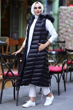 InStyle Long Waistcoat - Black