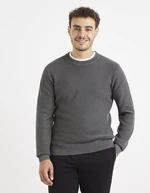 Dark grey basic sweater Celio Vecold