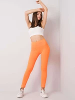 Fluo narancssárga női sport leggings