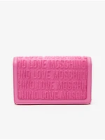 Pink Womens Crossbody Handbag Love Moschino - Women