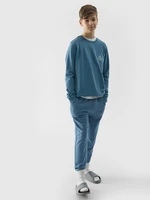 Chlapecké tepláky typu jogger - denim