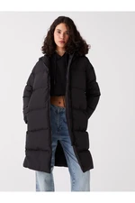 LC Waikiki Women's Hooded Plain Puffer Coat