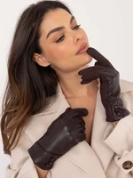 Women's dark brown gloves