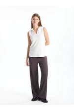 LC Waikiki Lcw Elastic Waist Straight Wide Leg Women's Trousers