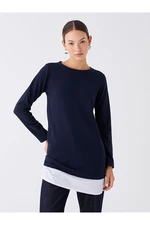 LC Waikiki Crew Neck Plain Long Sleeve Women's Tunic