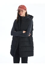 LC Waikiki Women's Hooded Plain Puffer Vest