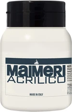 Maimeri Acrilico Peinture acrylique Ivory White 021 500 ml 1 pc