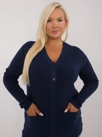 Cardigan in navy blue