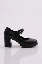 DGN 3526 Women's Heeled Shoes Black