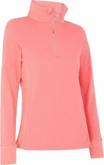 Callaway Space Dye Heather Aquapel Thermal 1/4 Zip Coral Paradise Heather XS Bluza Dresowa