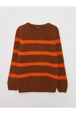 LC Waikiki Crew Neck Striped Long Sleeve Boy's Knitwear Sweater