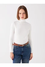 LC Waikiki Turtleneck Plain Long Sleeve Women's Knitwear Sweater