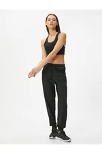 Koton Sports Jogger Sweatpants Comfy Fit High Waist Tie Waist Pocket