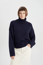 DEFACTO Relax Fit Turtleneck Sweater