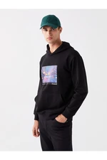 LC Waikiki Long Sleeve Printed Men's Hoodie