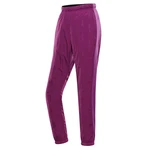 Women's trousers with dwr treatment ALPINE PRO GUBERA holyhock