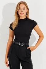 Cool & Sexy Women's Black Diving Blouse