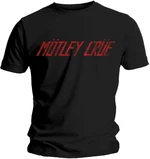 Motley Crue Tricou Distressed Logo Unisex Black M