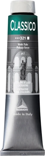 Maimeri Classico Olejová farba Phthalo Green 200 ml 1 ks