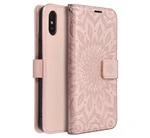 Flipové pouzdro MEZZO Book case pro Samsung Galaxy A16 5G, mandala rose gold